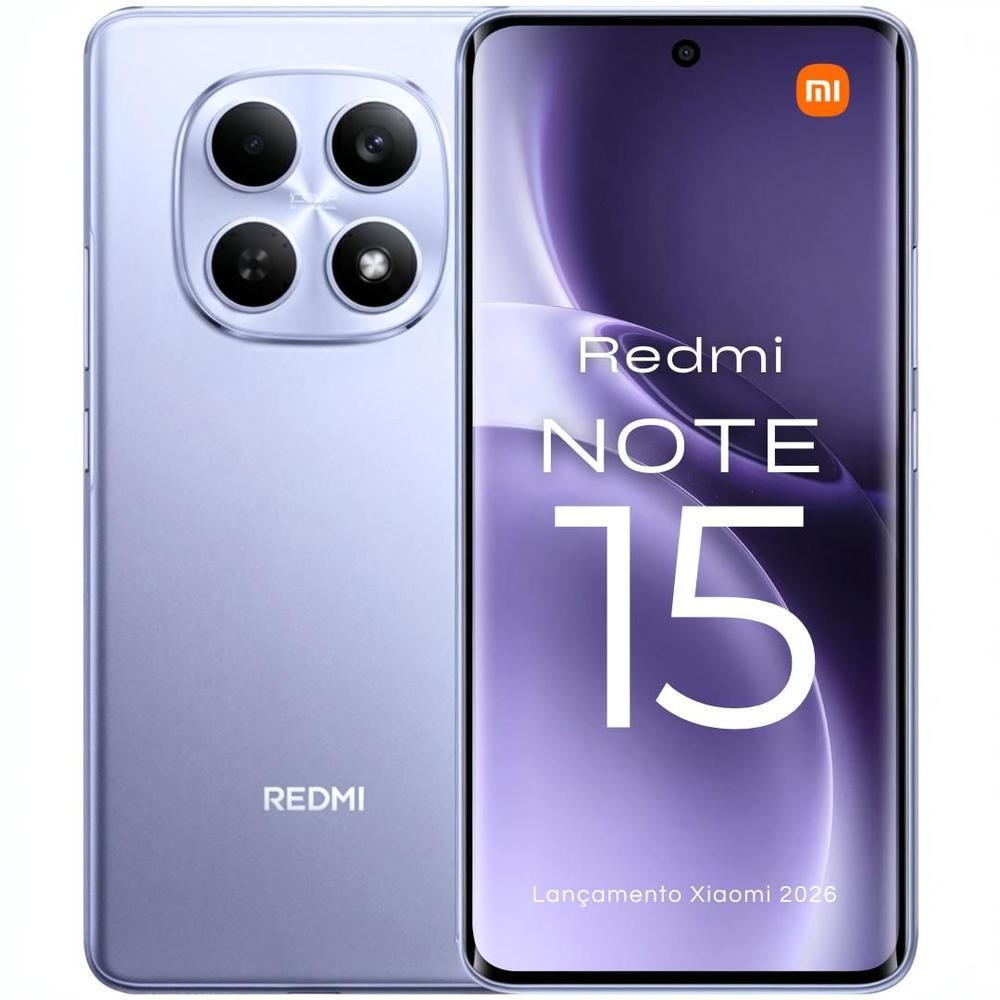 Celular Xiaomi Note 15 Lançamento 2026 256GB 128GB Câmera 108MP 20MP ...
