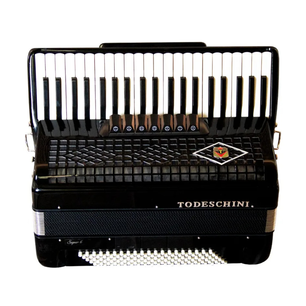 Acordeon Sanfona 120 Baixos Todeschini Yw827 41 Teclas 120 Baixos