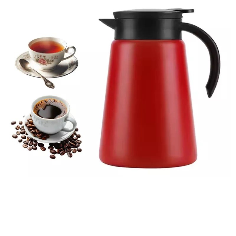 Garrafa Térmica Bule C/ Gatilho Inox 680ml Chá Café Frigopro