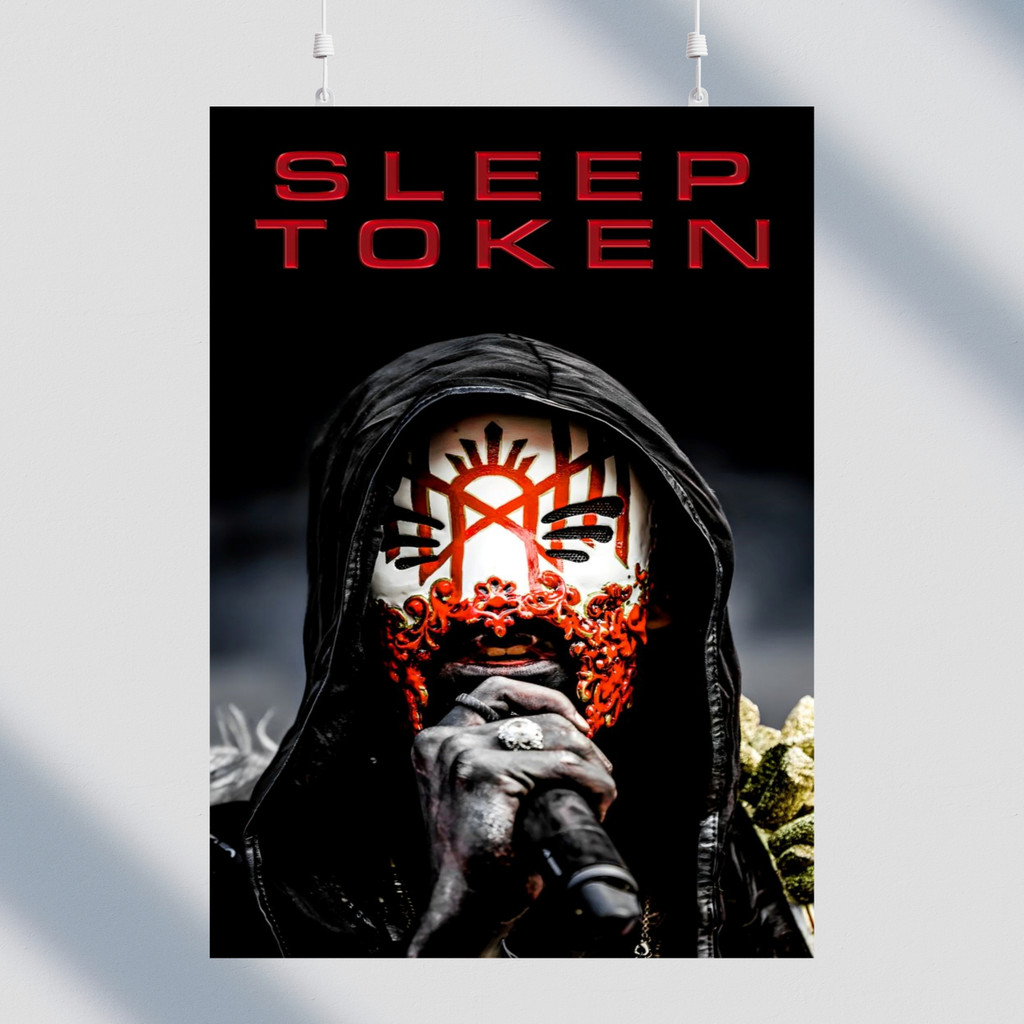 ポスター Sleep Poster Sleep Token A4 Papel Fotográfico 180g Brilhante Decoração