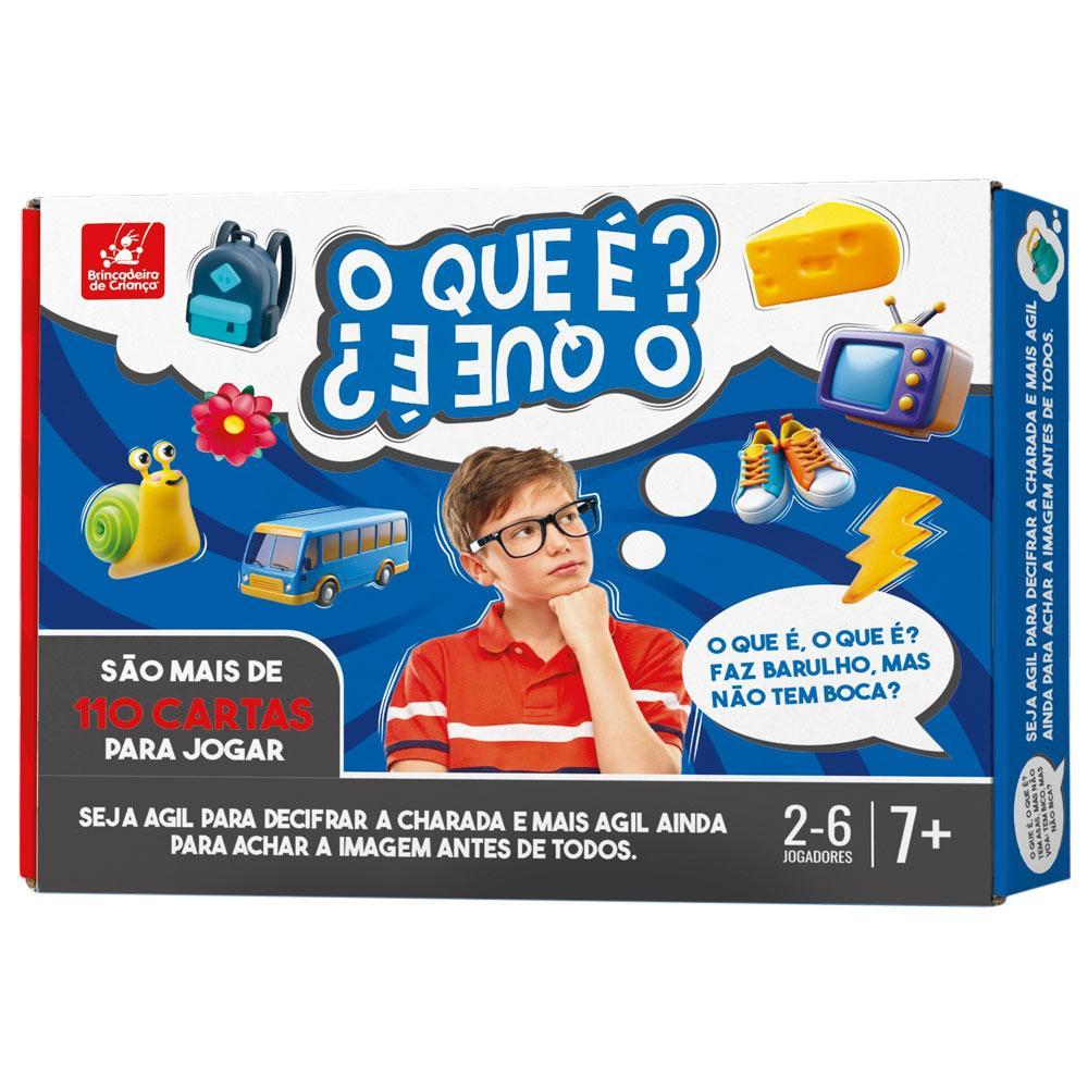 Jogo O Que É O Que É Brincadeira de Criança | Shopee Brasil