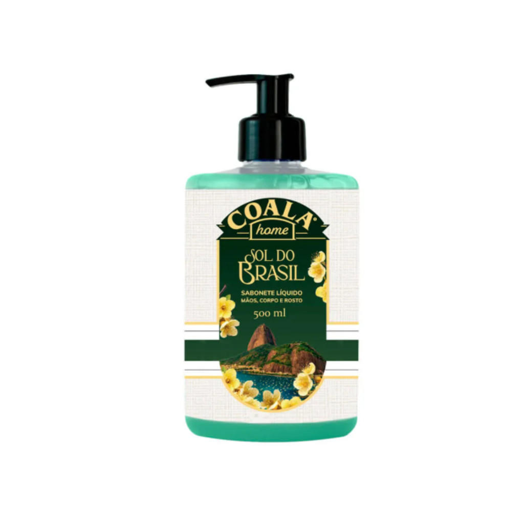 Sabonete Líquido Pump Sol do Brasil 500ml Coala | Shopee Brasil