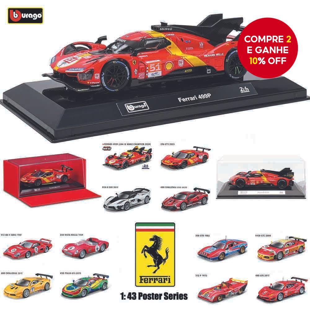 Lego Ferrari Sf24 Maquette Ferrari 499P LMH Bburago 1:24 - Kit De Montage - Vainqueur Des 24H Du