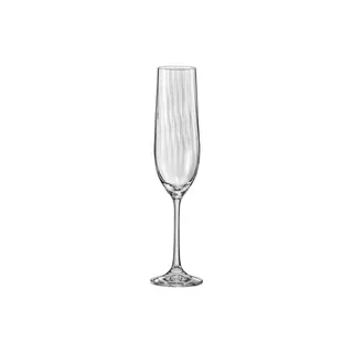 Taça Para Espumante Dream 190 ml Cristal Transparente Textura Linear Linha Dream Haus Concept em Oferta na Shopee