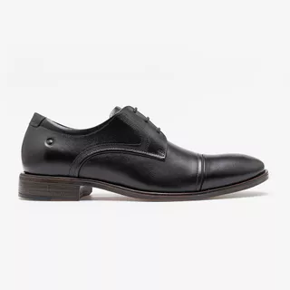 Sapato de Couro Smart Comfort Madison Hi-Soft 32 Preto Cadarço em Oferta na Shopee