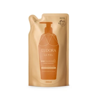 Eudora La Piel mbar Dourado Refil Hidratante Corporal 350ml em Oferta na Shopee