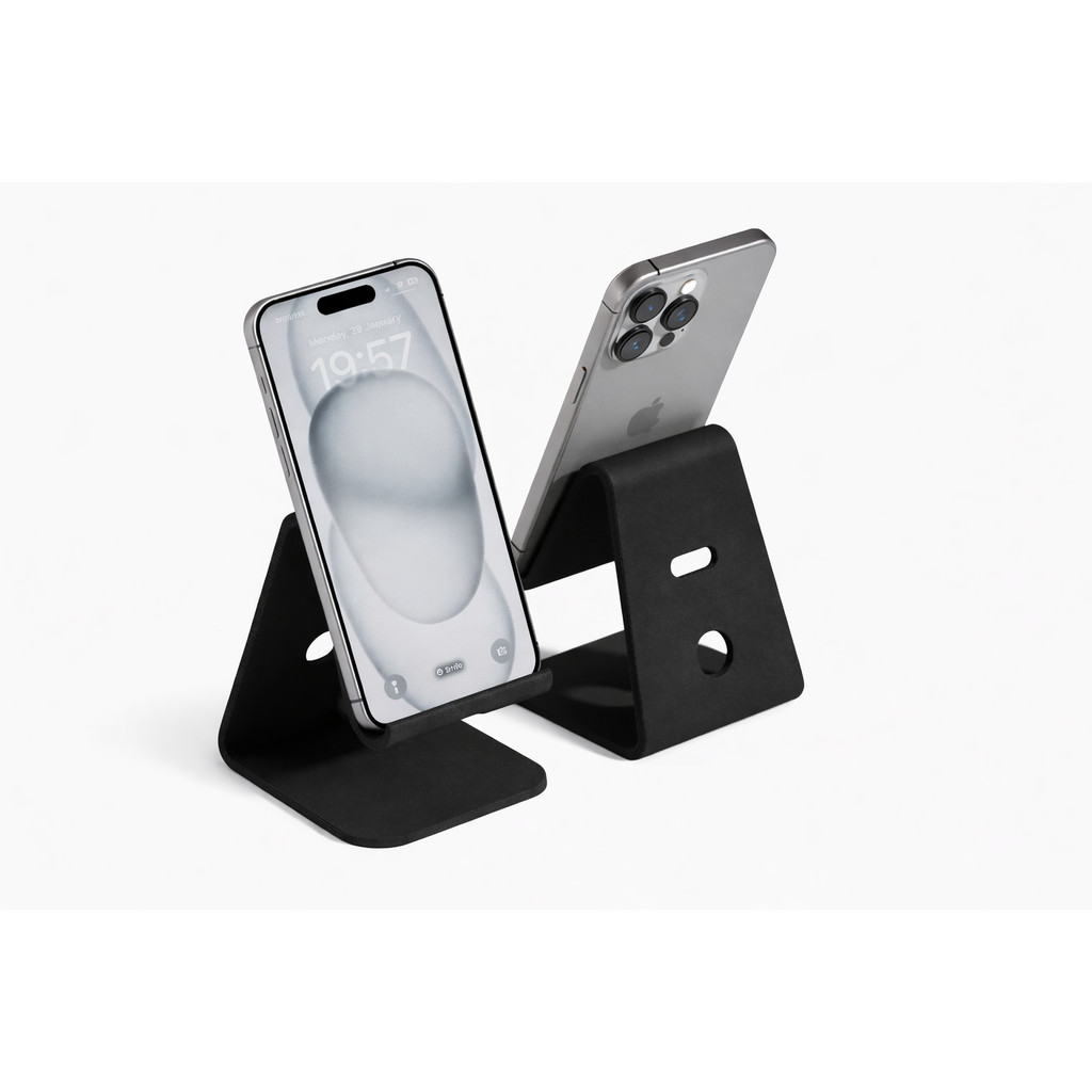 Suporte para Smartphone Elegante em PLA – Ideal para Trabalho, Vídeos e Chamadas