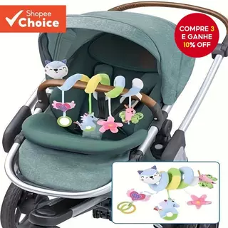 Fox brinquedos do bebê recém-nascido reconfortante cama em torno de pelúcia meninos meninas cama sino pendurado carro pe em Oferta na Shopee