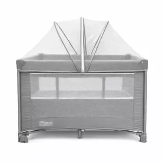 Berço Portátil Infantil Cercado 0-15kg Desmontável com Mosquiteiro Bolsa de Transporte em Oferta na Shopee