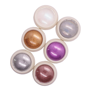 Kit 6 Pó Cromo Metalizado Unhas Cromado Decoração Unha Perolado Holográfico