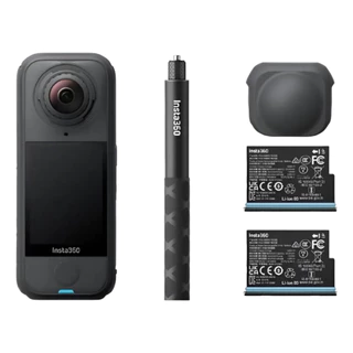 Câmera Insta360 X4 Air Starter Bundle Com Acessórios Preto em Oferta na Shopee