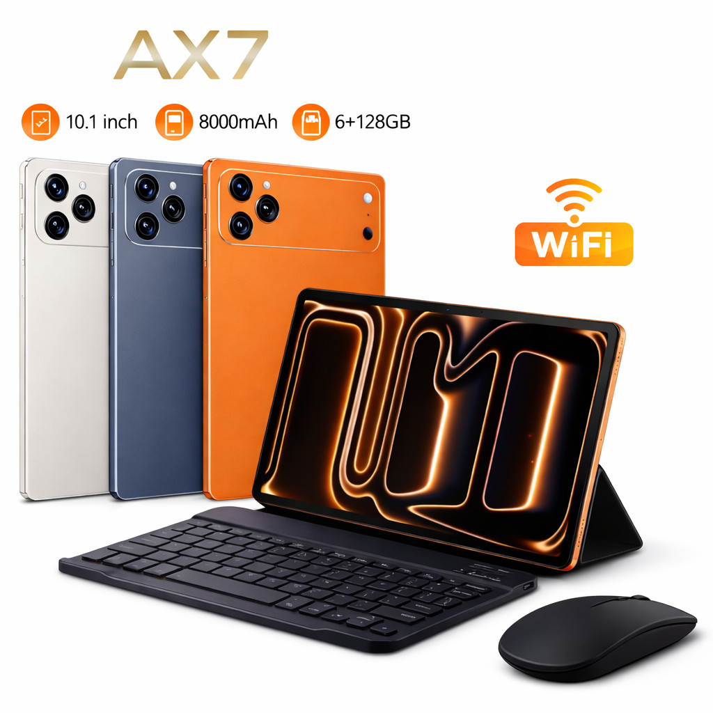 Tablet 10.1 Android 6GB RAM 128GB ROM 8000mAh Tela HD Expansão