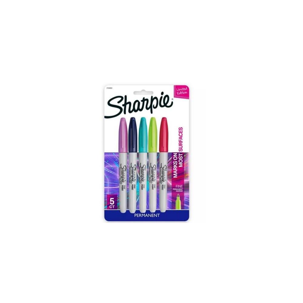 MARCADOR PERMANENTE SHARPIE FINO COSMIC COLOR C/5 CORES - 2010953 ...