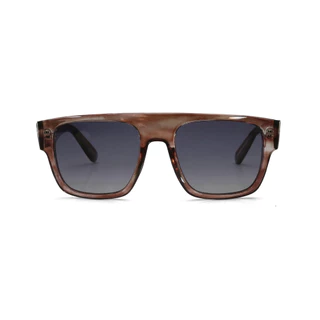 Óculos Qix Skate 07de Sol Básico Quadrado Feminino Lente Escura Marrom em Oferta na Shopee