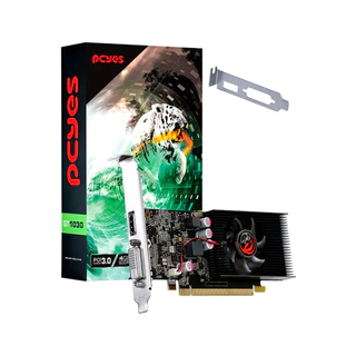 Placa de Vídeo PCYES NVIDIA Geforce GT 1030 4GB GDDR4 64 Bits, Low Profile, Single-Fan, PA1030GTG5LP em Oferta na Shopee