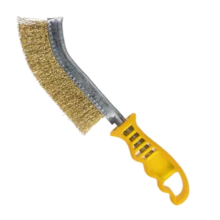 Escova de Aço com Cabo Plástico para Limpeza – Titanium Platina em Oferta na Shopee