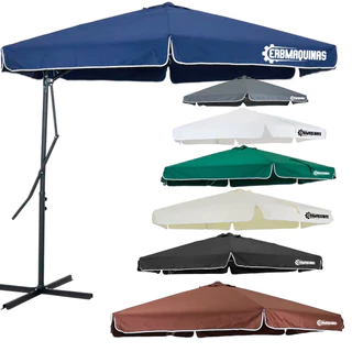 Ombrelone Suspenso Erb Máquinas Cobertura 3 Metros FPS60 Poliéster Estrutura em Aço Áreas de Lazer em Oferta na Shopee