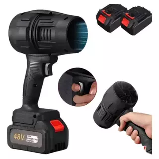 Secador de cabelo turbo portátil recarregável, 48V, equipado com 2 baterias--2185