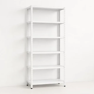 Prateleira De Aço 6 Bandejas 90 Cm Organizador - Branca em Oferta na Shopee