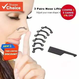 3 Unidades Modelador De Clipe De Nariz Ferramenta De Massagem Corretor Indolor Invisível em Oferta na Shopee