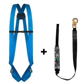 Cinto de segurança CG 1A CG + talabarte - CG 344AB Carbografite em Oferta na Shopee