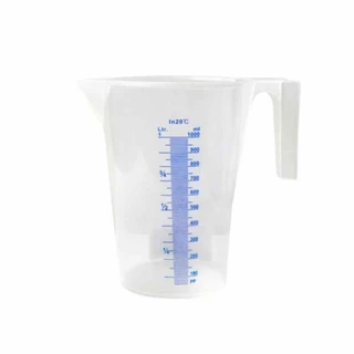 Jarra graduada transparente 1L - 2028 - Lupus em Oferta na Shopee