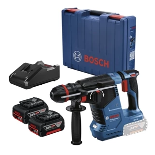 Martelete Perfurador e Rompedor a bateria 18V Brushless com 2 baterias - GBH 187-LI Bosch em Oferta na Shopee
