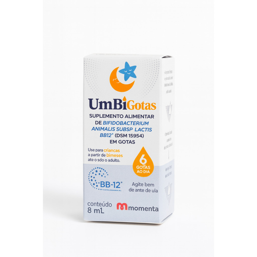 UmBiGotas Probiótico Infantil 8ml – Saúde Intestinal, Imunidade e Bem ...