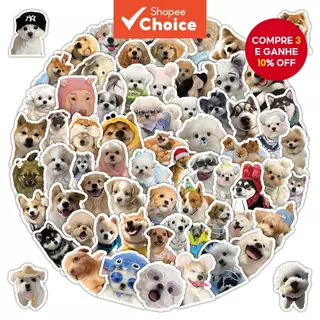 103 Pçs Adorável Filhote De Cachorro Adesivos Série Cão Bonito Para Mochila Crianças Brinquedo Portátil Caso Do Telefone em Oferta na Shopee