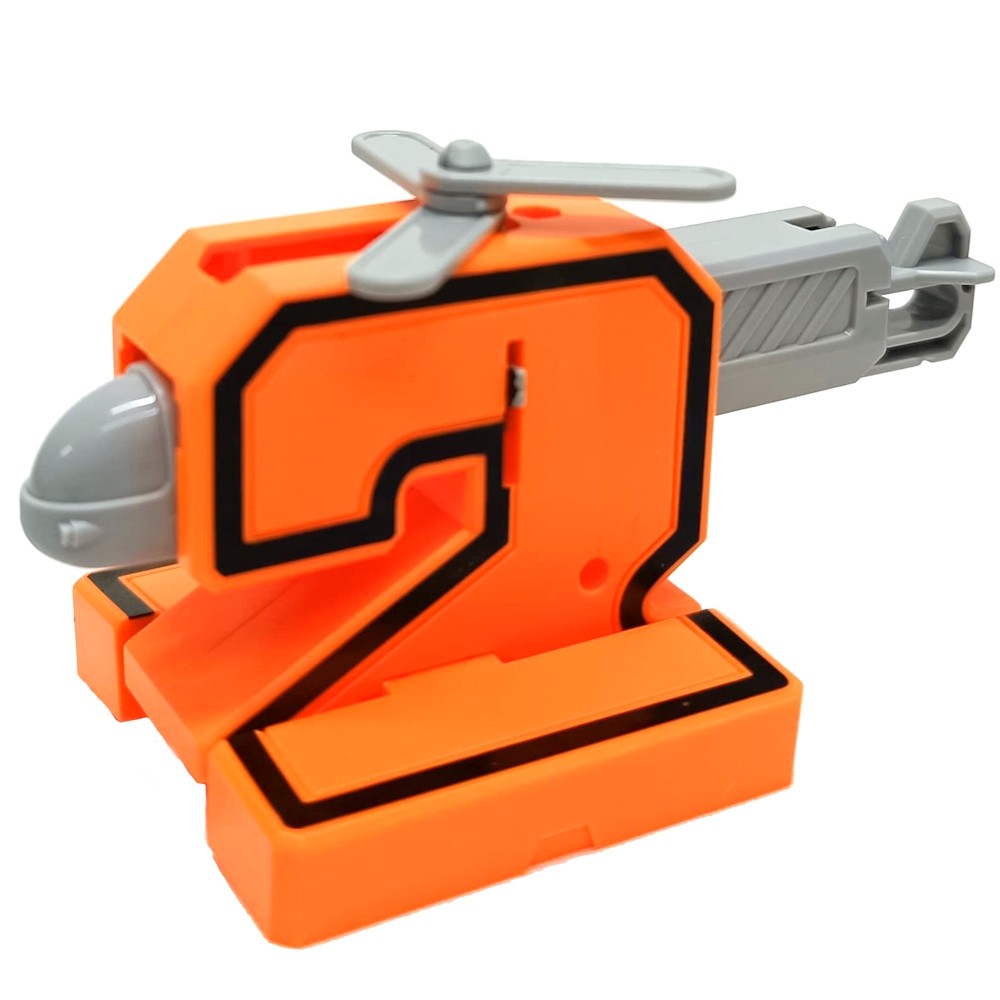 Brinquedo Educativo de Montar Números Transformes Vira Robô