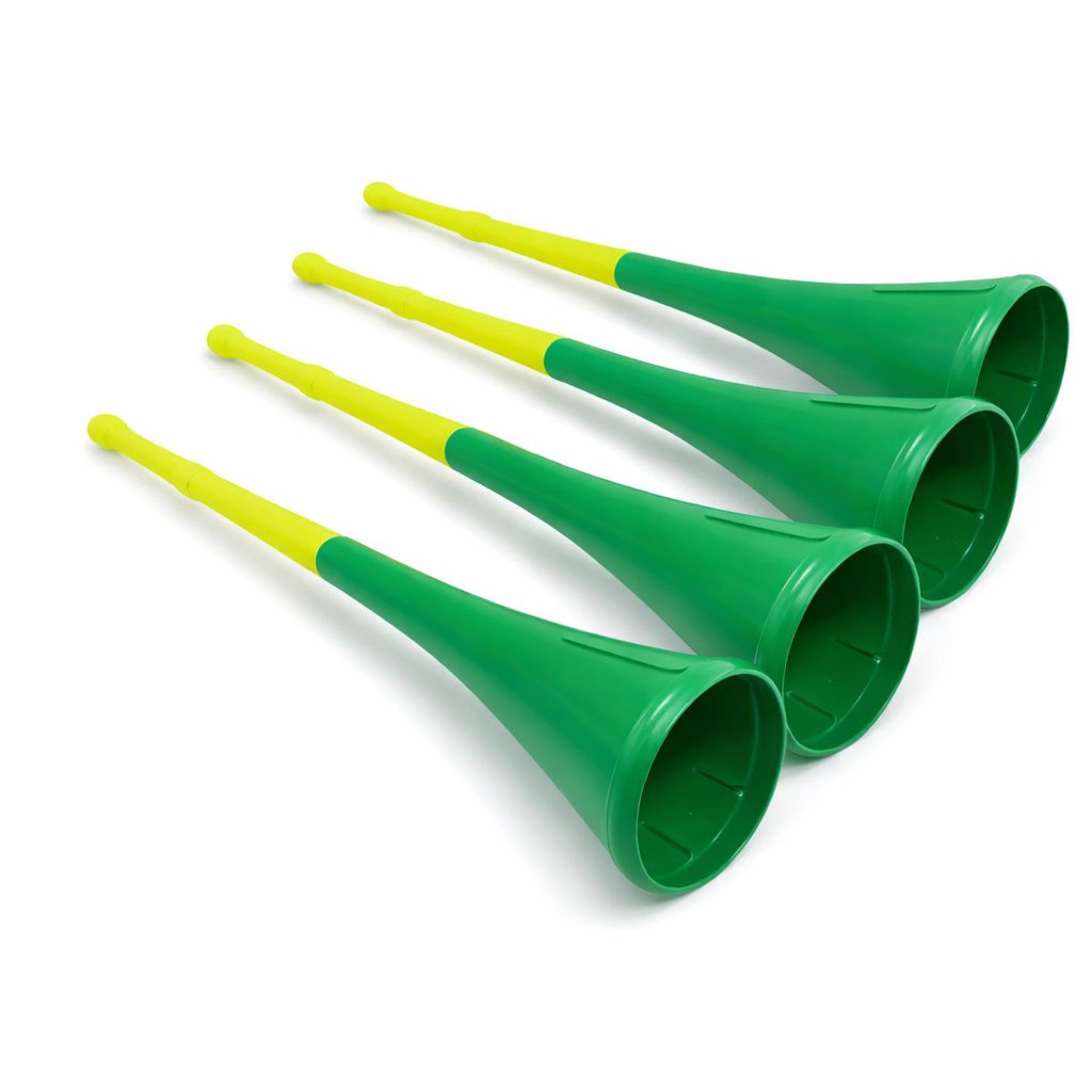 Kit com 4 Vuvuzelas Brasil Verde e Amarela em Oferta na Shopee