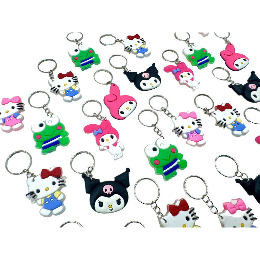 Lembrancinha Turma Hello Kitty 10un Chaveiro emborrachado turminha
