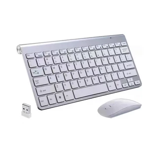 Teclado Com Mouse Adaptador Usb Sem Fio PC Keedi KD-8066