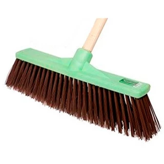 Vassoura tipo gari reforçada cepa plastica 40 cm - Odim em Oferta na Shopee