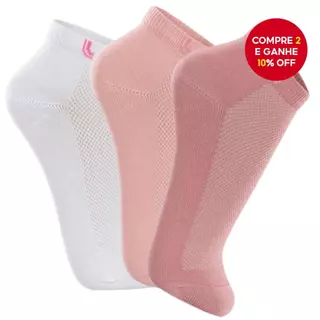 Lupo 3 Pares De Meias De Tornozelo De Corte Baixo | Série Rosa , Mistura De Algodão Com Malha Respirável E Design De Sal em Oferta na Shopee