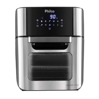 Fritadeira Air Fryer Philco Oven PFR2200P - 12 Litros, 2 em 1, 1800W, Preto em Oferta na Shopee