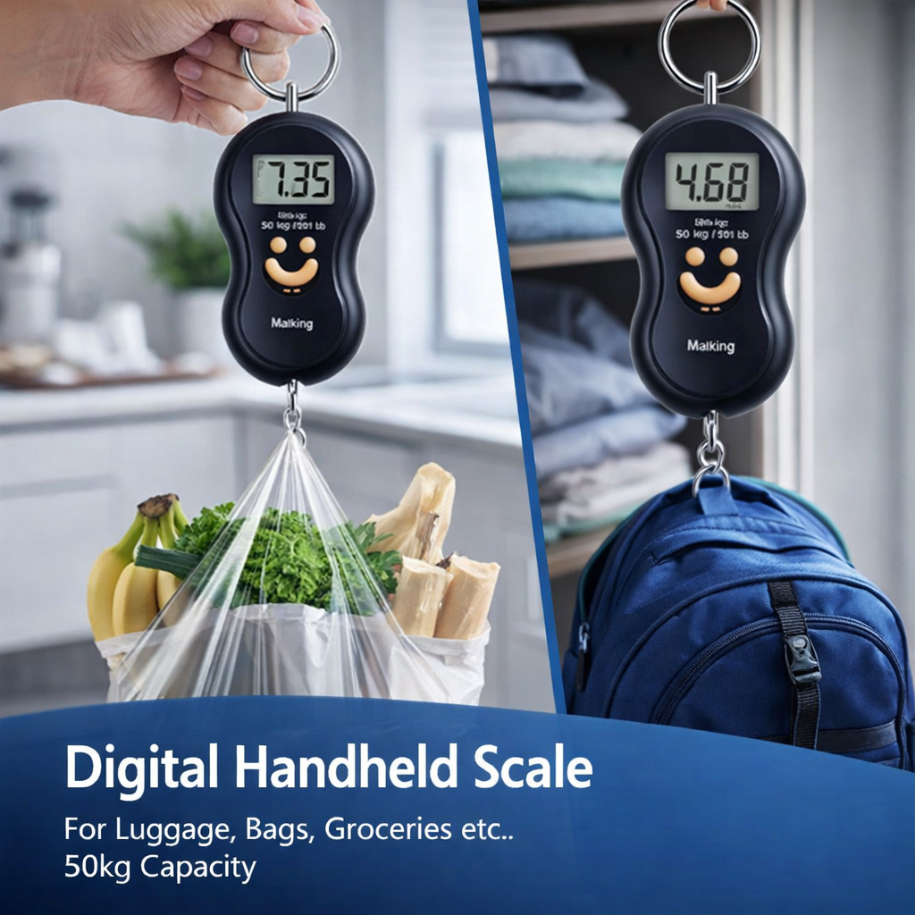 Balança Digital Portátil para Pesar Mala e Bagagem – Uso Diário e ...