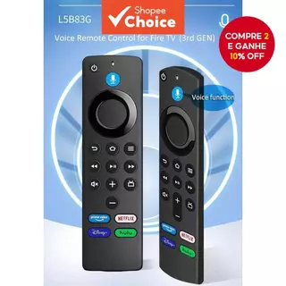 L5B83G Controle Remoto Universal De Voz De Substituição De 3a Geração Para TV Stick 4K Bundle 1a E 2a em Oferta na Shopee