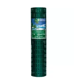 Tela Revestida Tellacor Morlan 100x50mm Fio 2,50mm 2,00x25m Verde em Oferta na Shopee