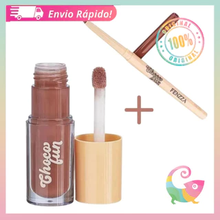 Kit Labial Lip Combo Choco Fun Lápis + Tint Cream em Oferta na Shopee