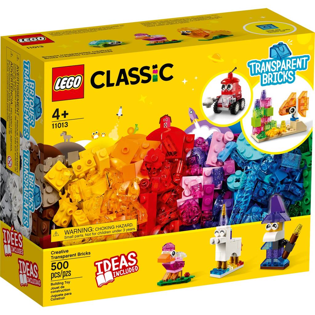 LEGO Classic - Blocos Transparentes Criativos - 500 Peças - 11013 em Oferta na Shopee