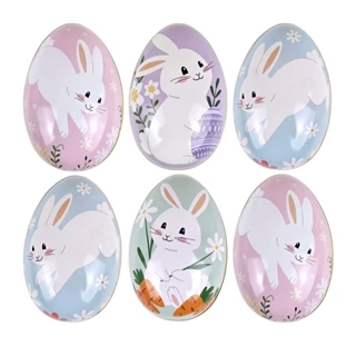 Kit 6 Ovinho Metal Páscoa Lembrancinha Ovo Metalizado Grande em Oferta na Shopee