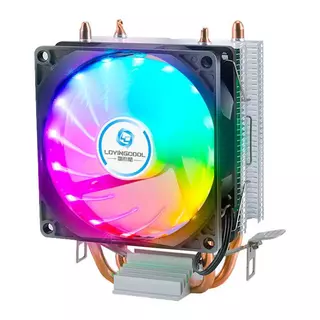 Cooler Para Processador Loving Cool 200A, Rainbow, 90mm, Preto, LC-200A-BK em Oferta na Shopee