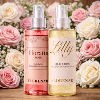 KIT 2 Body Splash Encanto Lily + Florata Rose Feminino 60ml em Oferta na Shopee