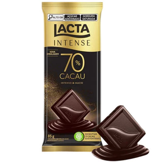Lacta Intense 70% Cacau Chocolate em Oferta na Shopee