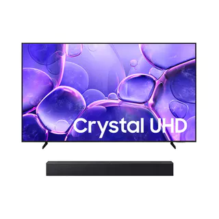 Samsung Smart TV 75" UHD 4K U8100F + Soundbar Samsung HW-B400F em Oferta na Shopee