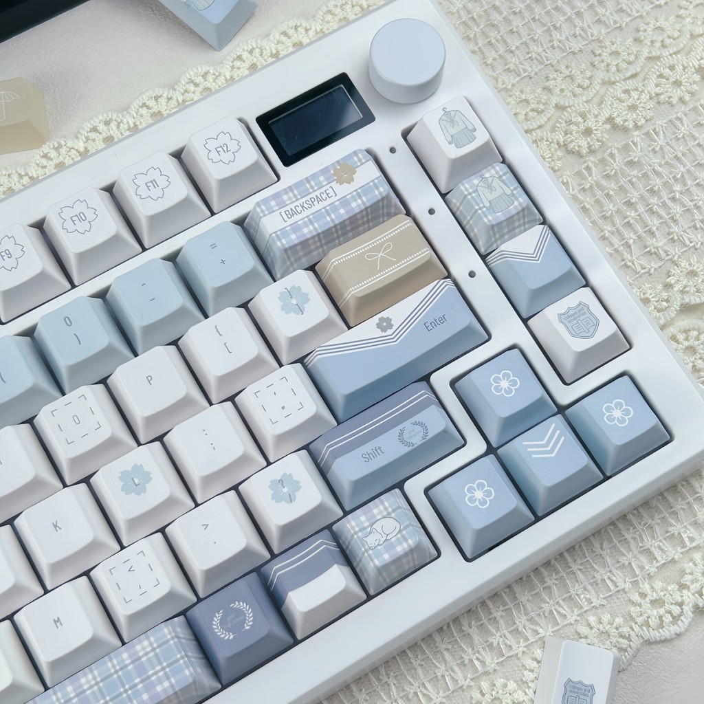 MAIMOOO Sailor Uniform Keycap Cartoon Keycaps MOA/Cherry Profile 120 ...
