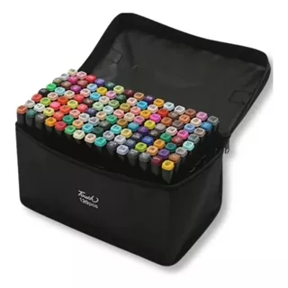 Kit Canetas Marcadoras Bobbie Goods com Ponta Dupla 120 Cores Sem Odor e Secagem Rápida em Oferta na Shopee