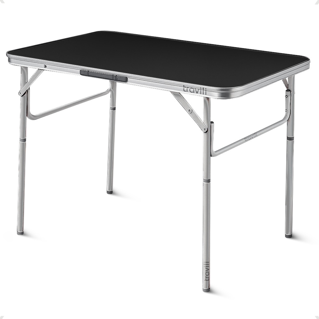 masa Mesa Dobrável Camping Vira Maleta 60x45cm Altura Regulável 2