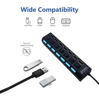 Extensor Usb Com 7 Portas 2.0 E 1.1 Promoção Relampago em Oferta na Shopee